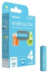 Panasonic Eneloop Lite Nabíjacie batérie AAA 550 mAh 4 ks / Ni-MH / blister (BK-4LCCE/4BE)