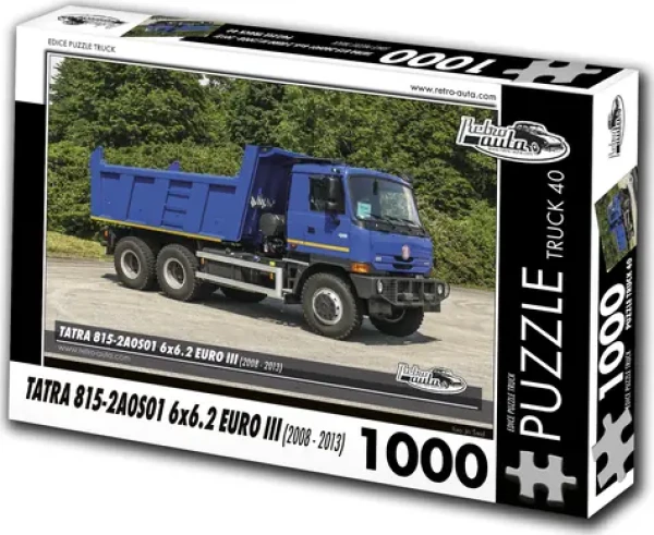 RETRO-AUTA Puzzle č.40 Tatra 815-2A0S01 6x6.2 EURO III