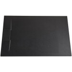 CERANO - Sprchová vanička obdélníková Enzo - SMC/minerální kompozit - strukturovaná černá matná - 100x90x3 CER-666082