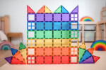 Connetix Connetix Tiles - Magnetická Stavebnica Dúhová Štartovací Set 60 ks