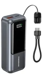 Gembird PB10-PD20-LCD-02 spacegrey / Powerbanka / 10 000 mAh / PD 20 W / LCD displej / USB-C + USB-A (PB10-PD20-LCD-02)