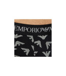 Pánske boxerky 111625 4R722 18111 sivá/biela/potlač - Emporio Armani L