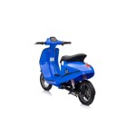 Mamido Detský elektrický skúter Retro 23 modrý