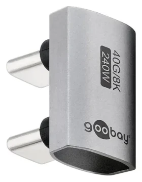Goobay 74446 / USB-C adaptér / 180 ° U-shape / USB4 (74446)