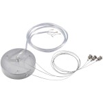 SLV 135254 záves striebornosivá; 135254