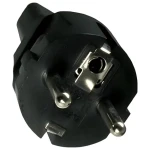 PremiumCord Adaptér CEE7/7 - IEC C13 čierny / Adaptér / 230 V / 10 A (kpsr-04)