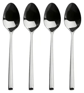 Lamart LT5044 strieborná / Lyžička čajová / 4 ks / nerezová oceľ / 150 mm (8590669382620)