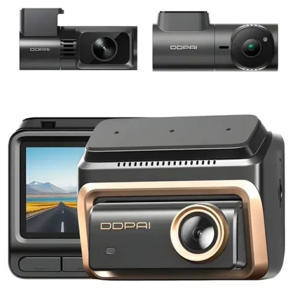 DDPai Z90 Master / Kamera do auta / predná + zadná kamera / 4K/30fps / GNSS / Wi-Fi / superkondenzátor (Z90 Master 3-CH)
