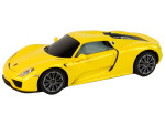 Mamido Elektrické autíčko R/C Porsche 918 1:24 Rastar v žltej farbe