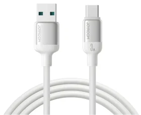 Joyroom S-A62 Lively Series biela / Nabíjací kábel / USB-A - USB-C / 3A / 1,2 m