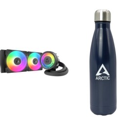 ARCTIC Chłodzenie wodne Arctic Liquid Freezer III Pro 240 ARGB (ACFRE00182A) + Butelka Termiczna