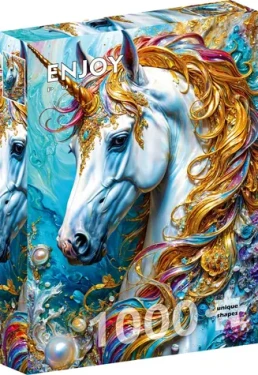 ENJOY Puzzle Zlatý jednorožec