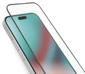 SBS Full Cover Apple iPhone 16 PLUS/15 PLUS čierna / Tvrdené ochranné sklo / Lepenie cez celý displej