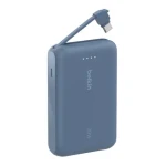 Belkin BOOST CHARGE PowerBanka 10000mAh + integrovaný kábel modrá / 20W PD / USB-C (BPB021hqBL)