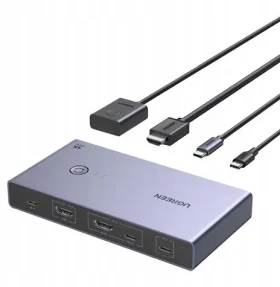 Ugreen CM731 / KVM prepínač / 2v1 / USB-C + HDMI (UGR5726)