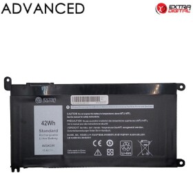 Extra Digital Nešiojamo kompiuterio baterija DELL WDX0R, 3400mah, Extra Digital Advanced