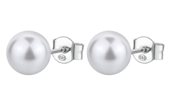 Brosway Strieborné náušnice s umelou perlou Infinite White Fancy FIW143