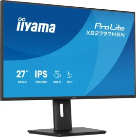27" Iiyama ProLite XB2797HSN-B1 čierna / Monitor / IPS / 1920x1080 Full HD / 120 Hz / 1 ms / USB-C dock 65W / repro (XB2797HSN-B1)