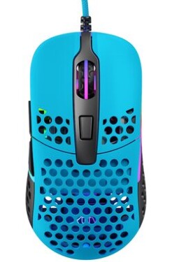 XTRFY M42 RGB Miami modrá / herná myš / optická / 16000DPI / 6 tlačidiel / RGB / 2 veľkosti / USB / 1.8m (M42-RGB-BLUE)