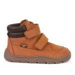 Detské zimné barefoot topánky ZERU TEX Cognac, Froddo, G2110150-3, hnedá - 32