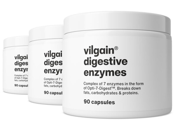 Vilgain Tráviace enzýmy – 3× 90 kapsúl