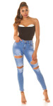 Sexy Skinny Ripped Jeans denimblue