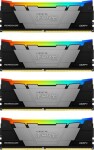 Kingston FURY Renegade RGB 64GB (4X 16GB) DDR4 3200MHz / CL16 / DIMM / 1.35V / Non-ECC / Un-Registered / 1Gx8 (KF432C16RB12AK4/64)