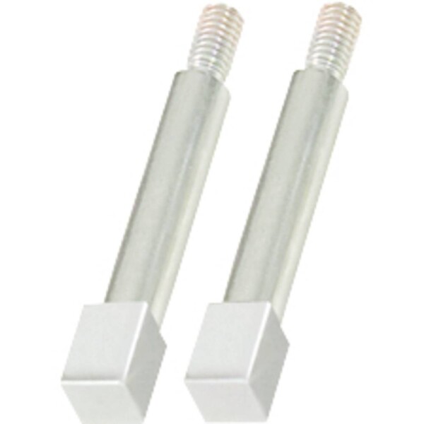 Štvorcový adaptér, 10mm, 2-balenie, pochrómovaný KS Tools 450.0187; 450.0187