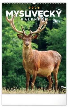NOTIQUE Nástenný kalendár Poľovnícky 2026, 33 x 46 cm (PGN-35735-L)
