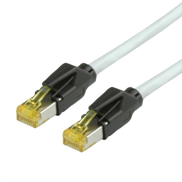 Secomp 21.05.9530 RJ45 sieťové káble, prepojovacie káble CAT 6A S/FTP 3.00 m sivá dvojžilový tienený, bez halogénov, samozhášavý 1 ks; 21.05.9530