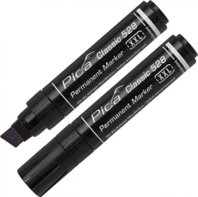 Pica Permanentný popisovač čierna / 4-12mm / klinový hrot (528/46)