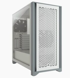 Corsair 4000D TG Airflow biela / Mid-Tower / E-ATX / 1xUSB 3.0 / 2xUSB 3.2 Gen2 typ-C / priehľadná bočnica (CC-9011201-WW)