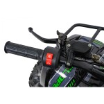 Mamido Detská benzínová štvorkolka RamiGO WILDPEAK 110CC čierno-zelená