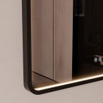 Mereo Zrkadlo hranaté 60x80 cm, LED osvetlenie a odhmlievanie CN171