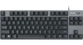 Logitech K835 šedá / Herná klávesnica / TKL / GX Red / DE Layout / USB (920-010007)