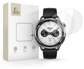 Tech-Protect Glass Fit+ sklo pre XIAOMI Watch S4 číre / Ochranné tvrdené sklo / 2 ks v balení