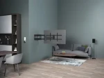 Equip 43"-80" čierna / Nástenný držiak TV / výklopný, 4 kĺby / VESA 800x400 / nosnosť 50 kg (650327)