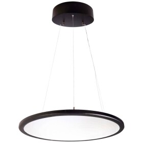 Deko Light 342092 LED Panel transparent rund závesné svietidlo En.trieda 2021: E (A - G) LED pevne zabudované LED osvetlenie 53.70 W sýta čierna (RAL 9005); 342092