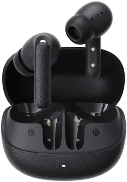 QCY Buds HT15 čierna / Bezdrôtové slúchadlá s mikrofónom / TWS / ANC / Bluetooth 5.4 / IPX4 / dobíjací box (HT15 black)