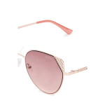 GUESS okuliare Cateye Metal Sunglasses rose gold Ružovozlatá