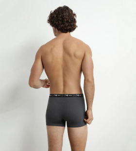 Pánske boxerky 3 ks DIM COTTON STRETCH BOXER 3x - DIM - čierne M