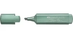 Faber-Castell Zvýrazňovač 1546 metalicky zelená / hrot 1, 2, 5 mm / atrament na vodnej báze (154639)