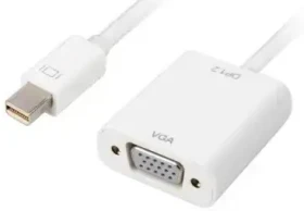 Sharkoon mini DisplayPort - VGA biela / Adaptér / 15 cm (4044951017379)