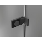 MEXEN/S - Lunar-F Duo sprchovací kút skladacie dvere 85 x 75, transparent, grafit metal 836-085L-075P-95-00