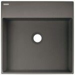 DEANTE - Correo anthracite metallic Granit umývadlo na dosku - 400x400 mm CQR_TU4S