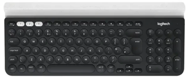 Logitech K780 Multi-Device Wireless DE čierno-biela / bezdrôtová klávesnica / 2.4GHz / Bluetooth / DE layout (920-008034)