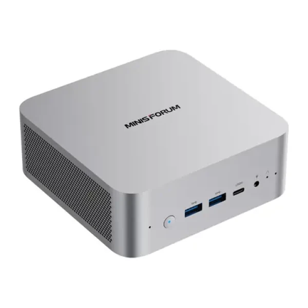 Minis Forum X1-255 barebone strieborná / AMD RYZEN 7 H255 3.8GHz / 2x DDR5 až 64GB / 2x SSD slot M.2 2280 (X1-255)