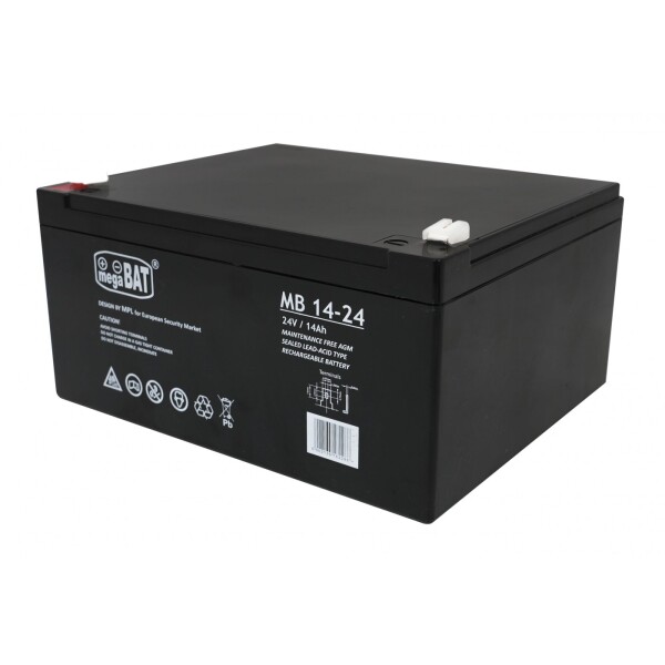 Mamido Výkonná batéria 24V 14Ah