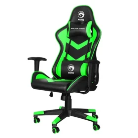 Marvo CH-106 zelená / herné kreslo / 129-139cm / ergonomické / sklopné až do uhla 90 ° / syntetická koža / 150 kg (CH-106 GN)