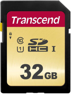 Transcend 500S 32GB / SDHC / Class 10 / UHS-I U1 (Ultimate) / MLC / R: 95 MBps / W: 60 MBps (TS32GSDC500S)